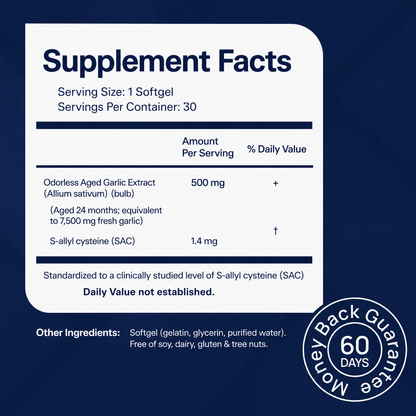 Aged Garlic Extract — Support Before the Prescription
